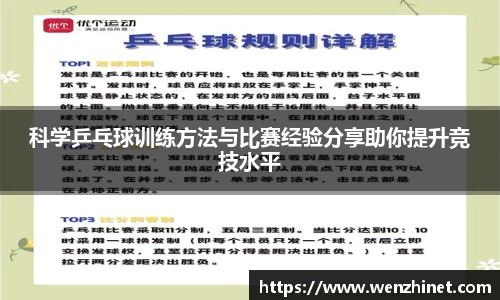 科学乒乓球训练方法与比赛经验分享助你提升竞技水平
